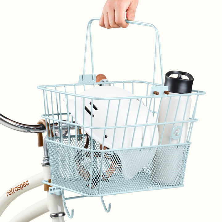 Apollo Steel Bike Basket | Cool Mint 