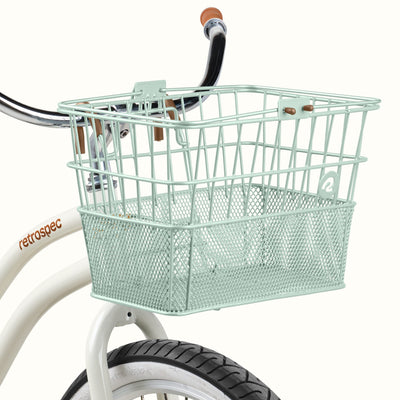 Apollo Steel Bike Basket | Matcha