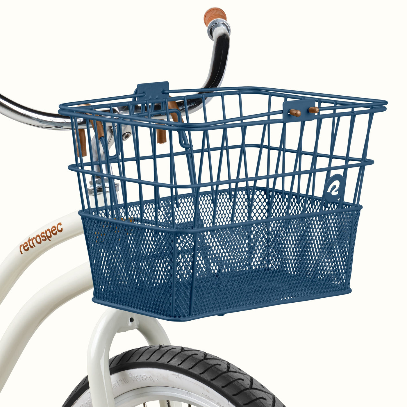 Apollo Steel Bike Basket | Navy
