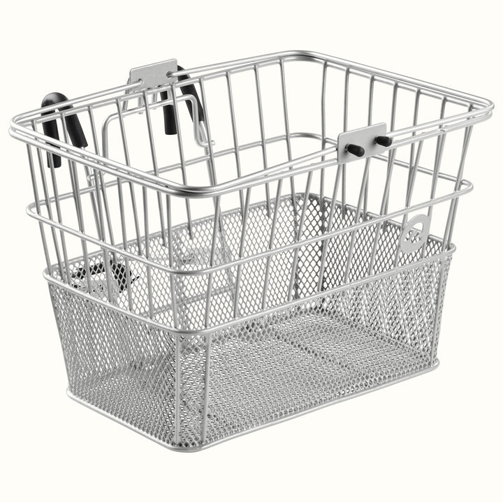 Apollo Steel Bike Basket | Silver