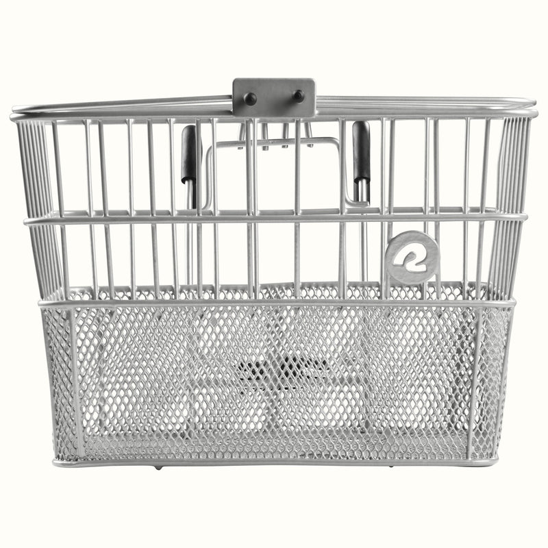 Apollo Steel Bike Basket | Silver