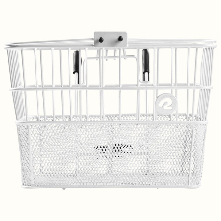 Apollo Steel Bike Basket | White