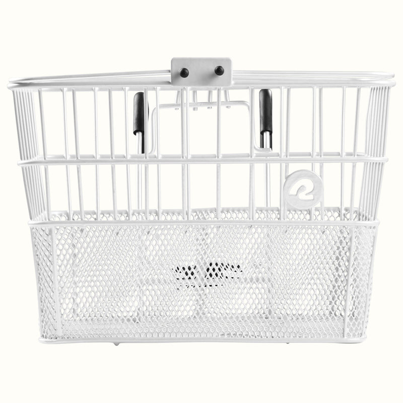 Apollo Steel Bike Basket | White