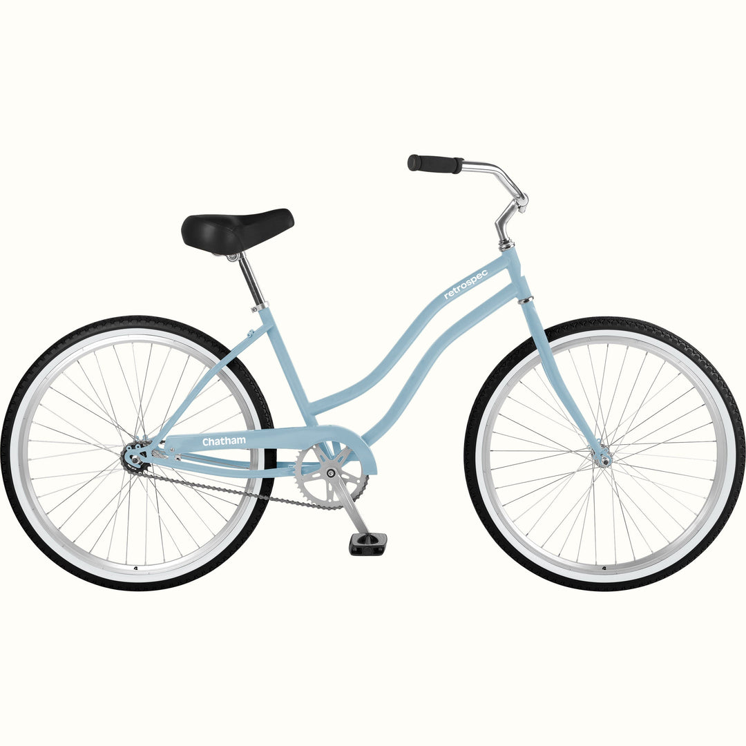 Chatham Beach Cruiser Bike - Step Through | Crystal Blue