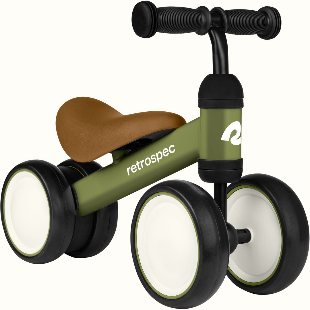 Cricket Baby Walker Balance Bike - 12-24 Months | Olive Drab