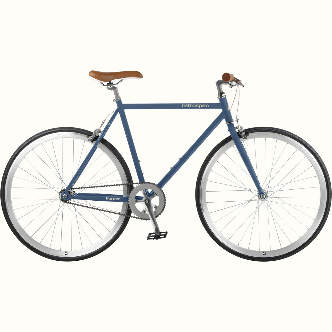 Harper Fixie Bike - Single Speed | Navy
