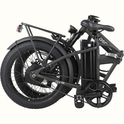 Jax Rev Folding Electric Bike | Matte Black