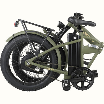 Jax Rev Folding Electric Bike | Matte Olive Drab