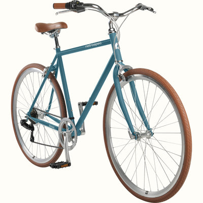 Kinney 7 Speed City Bike | Coastal Blue