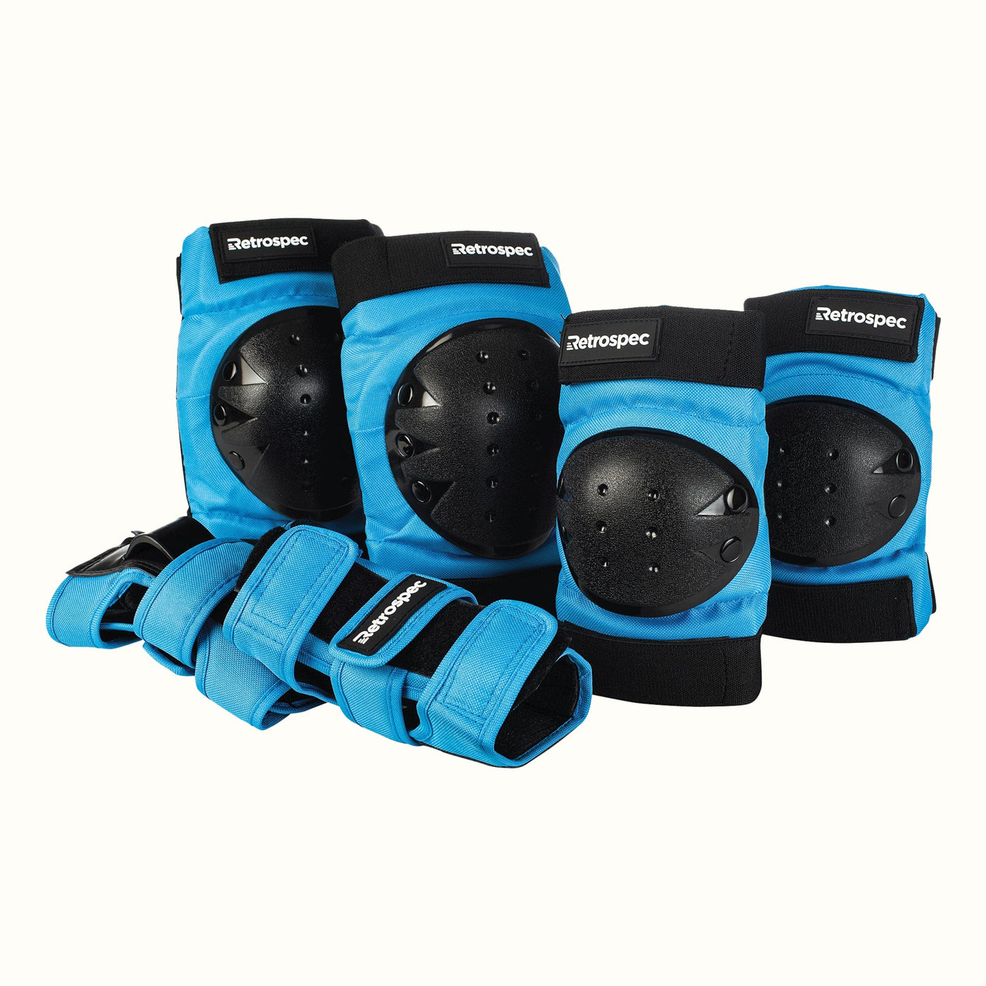 Protect Knee and Elbow Pads w/ Wrist Guards | Blue