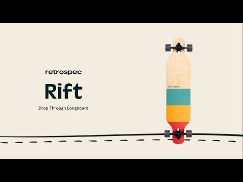 Retrospec Rift Rift 41” Drop Through Longboard - Canadian Maple | retrospec